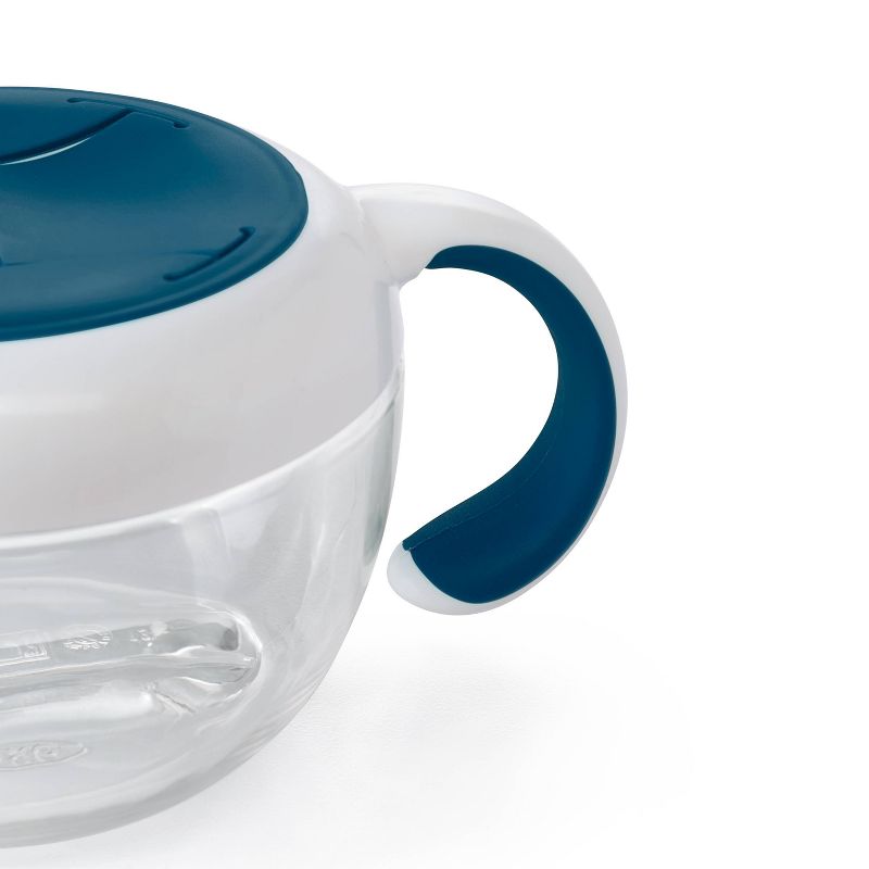 OXO TOT Flippy Snack Cup with Cover - Navy