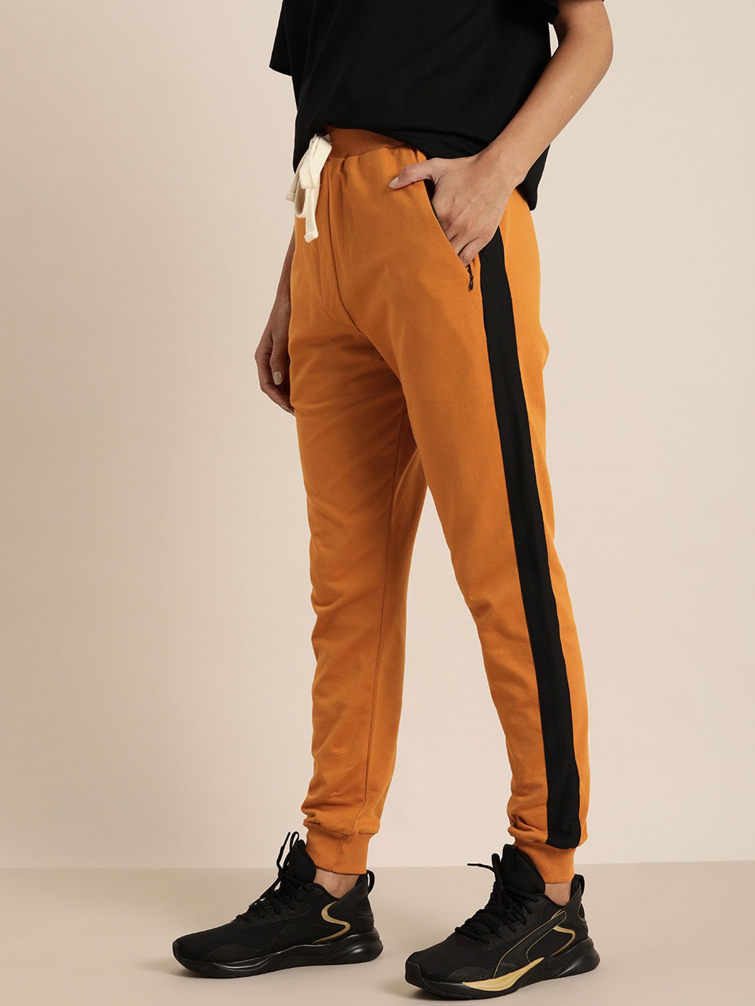 Dillinger Light Brown Cotton Joggers