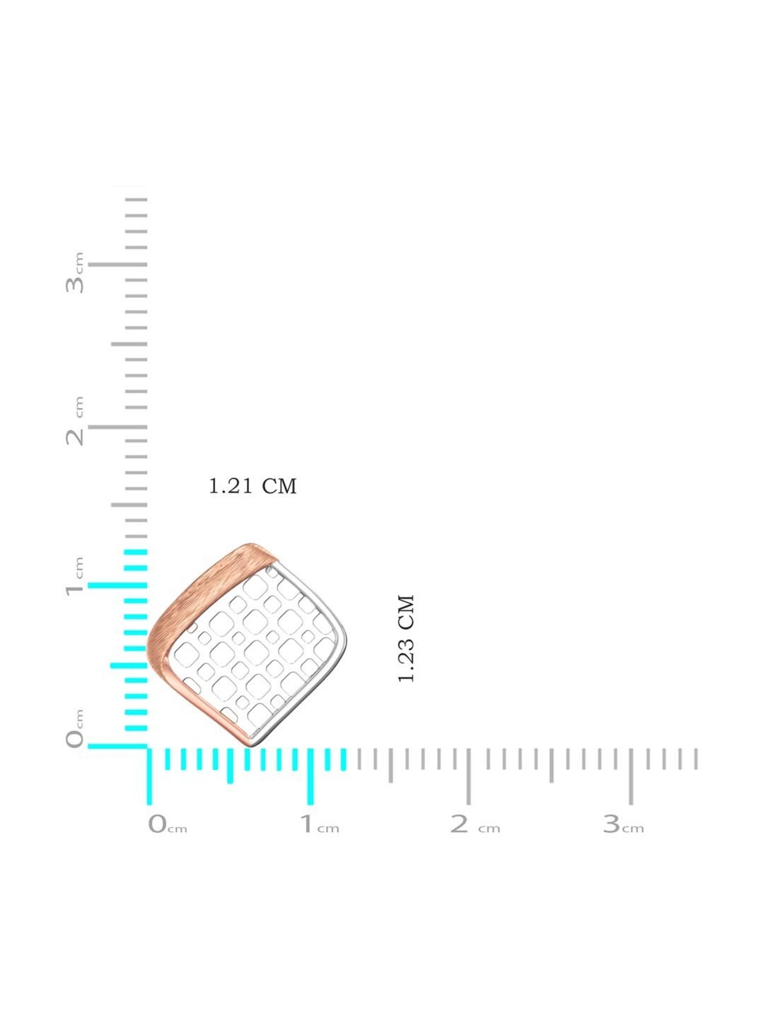 Joyalukkas 950 Platinum Forward Fashion Ear Stud