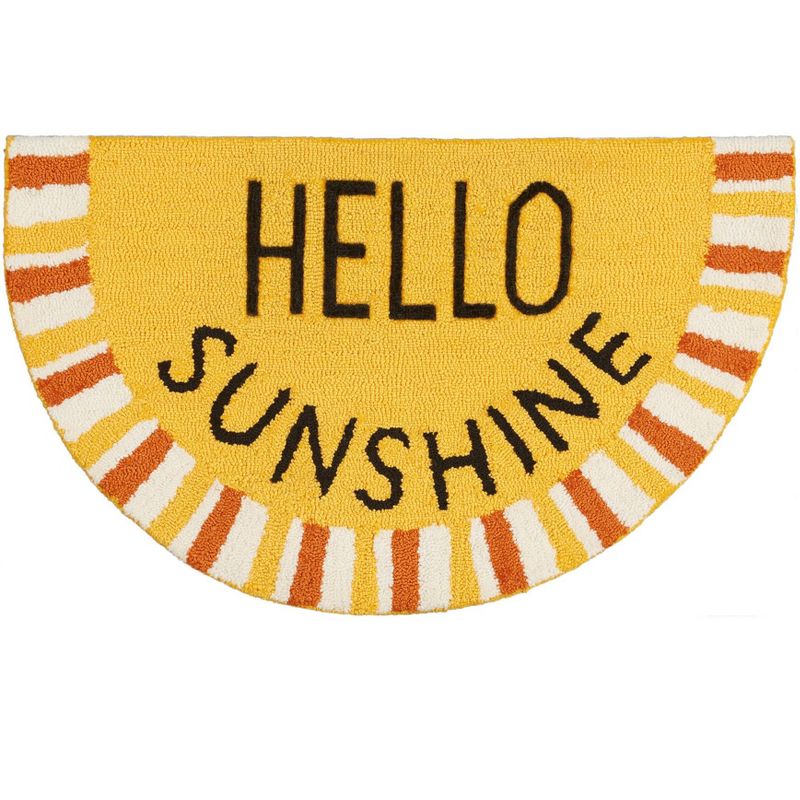 Nourison Home Trends 3670D "Hello Sunshine" Indoor Mat - Multicolor 2'6"X1'6"