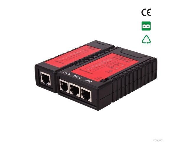 NF-468PF Network Cable Tester RJ45 RJ11 PoE Switch Tester for Ethernet LAN C7O5