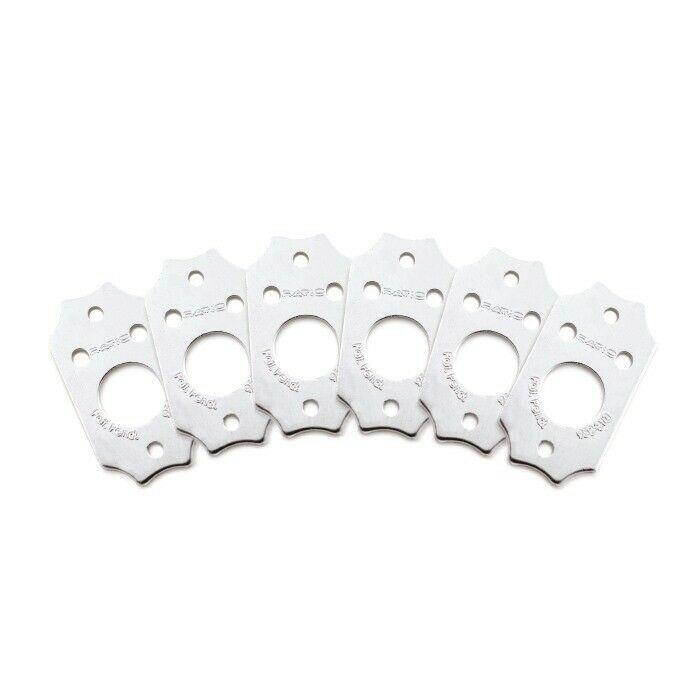 NEW - Graph Tech Ratio Invisomatch Plates (6) For Gibson Screw Holes - ALUMINUM