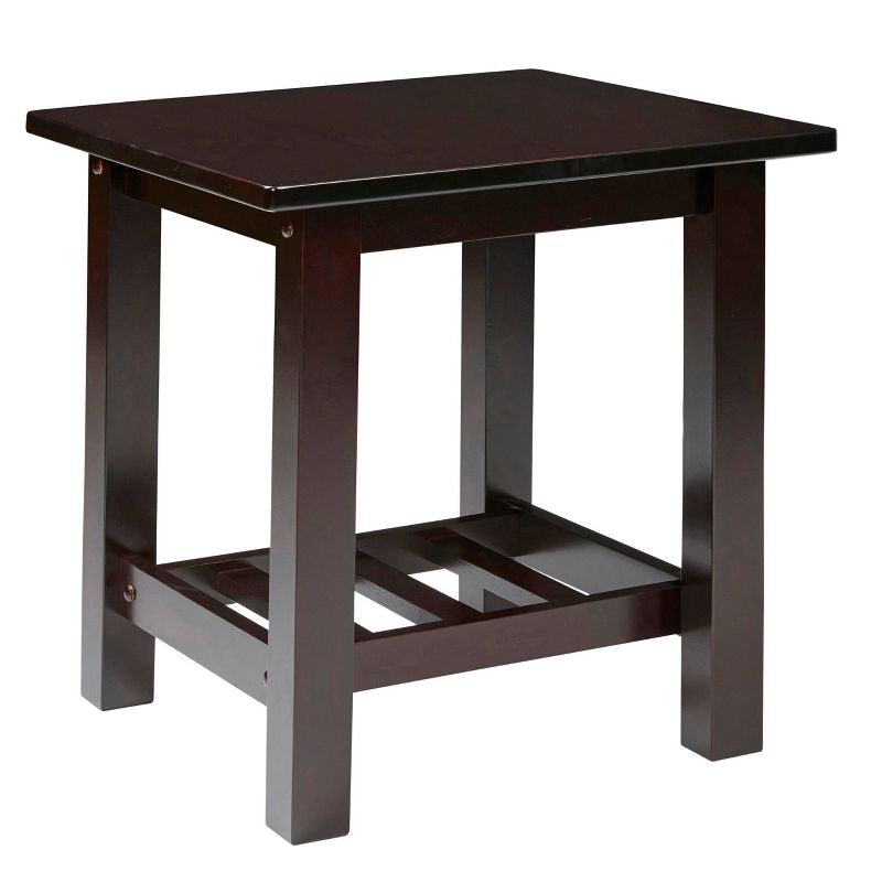Set of 2 Bedford Grove Wood End Table, - Espresso Brown - Handy Living
