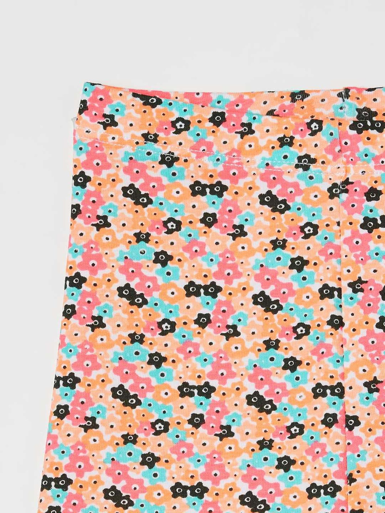 Juniors by Lifestyle Multicolor Floral Print Leggings