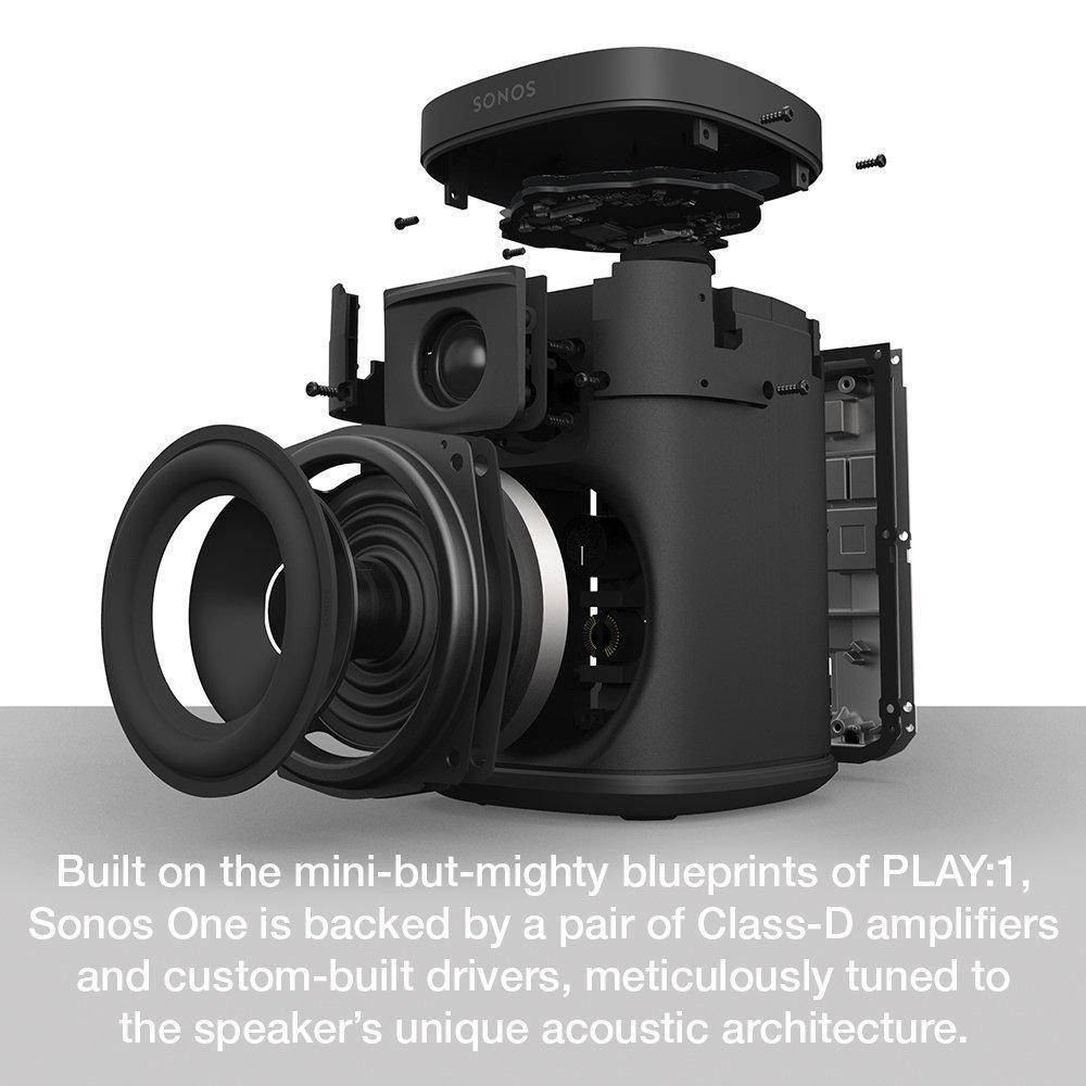 Sonos One Smart Speaker With Alexa Built In - Black