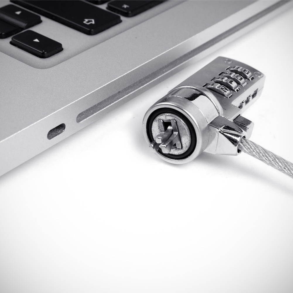 Steren 4-Dial Combination Laptop Anti-Theft Security Lock