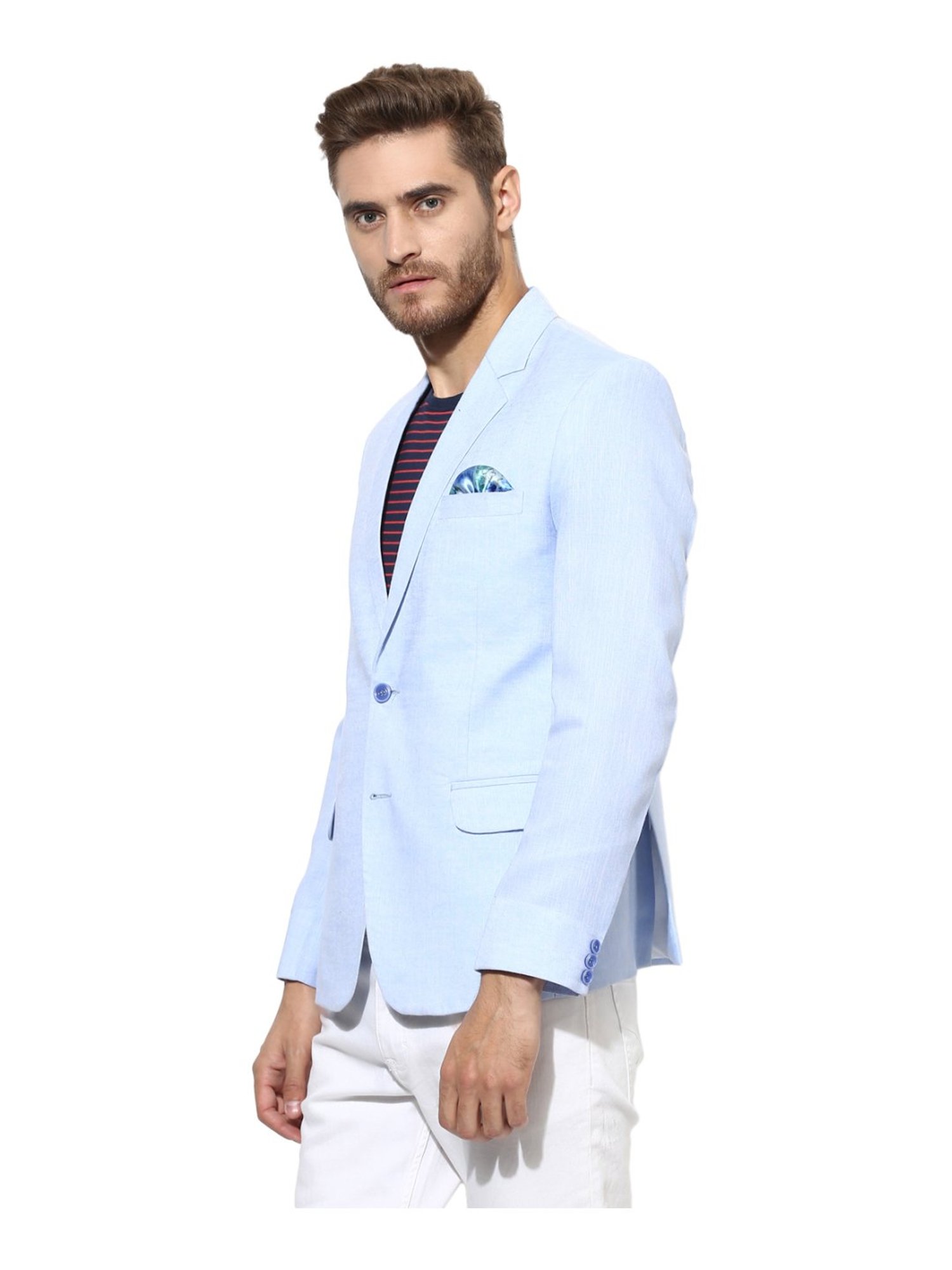 Arrow Sports Green Regular Fit Texture Waistcoat