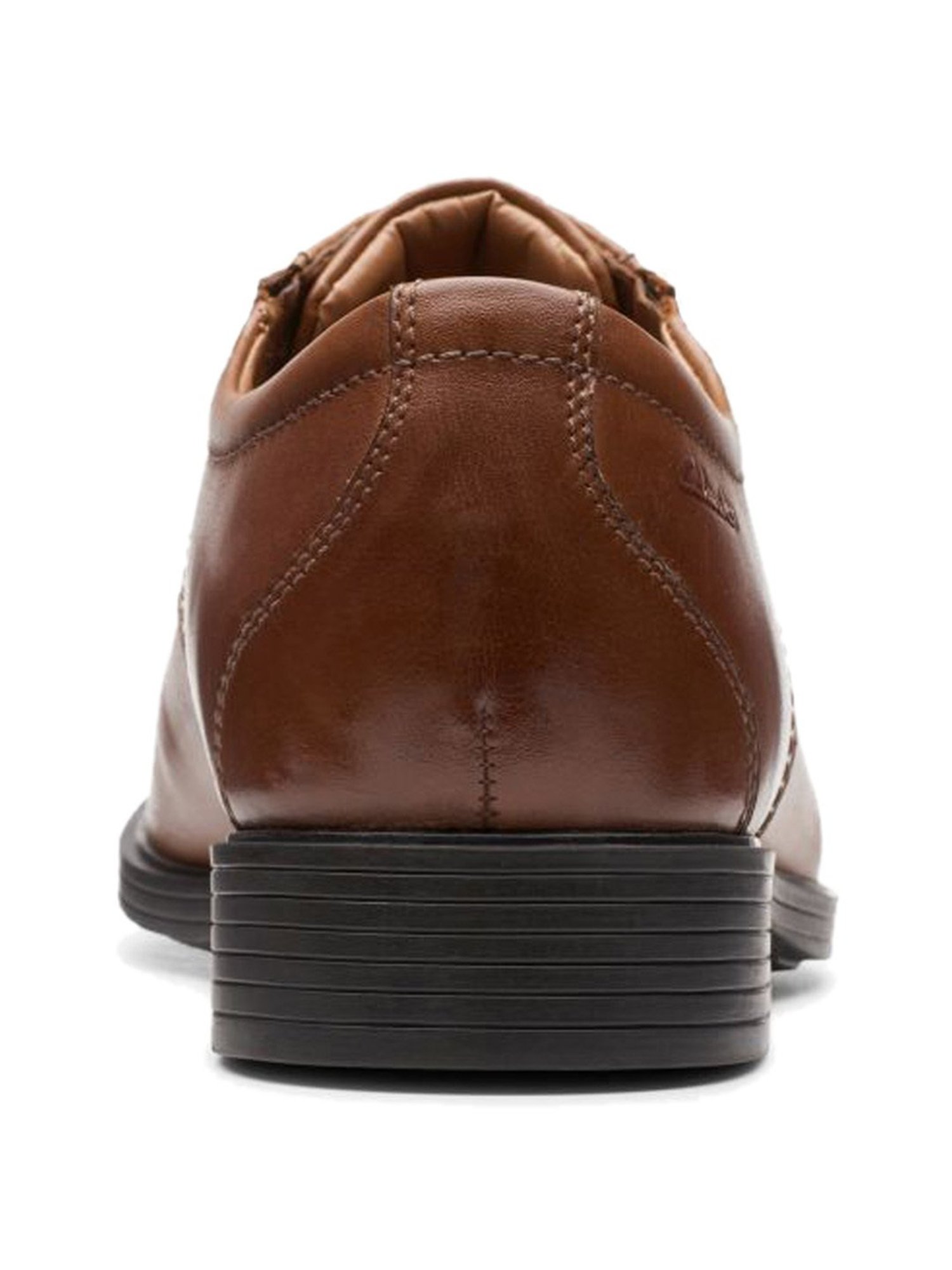Clarks Men's Whiddon Cap Tan Derby Shoes