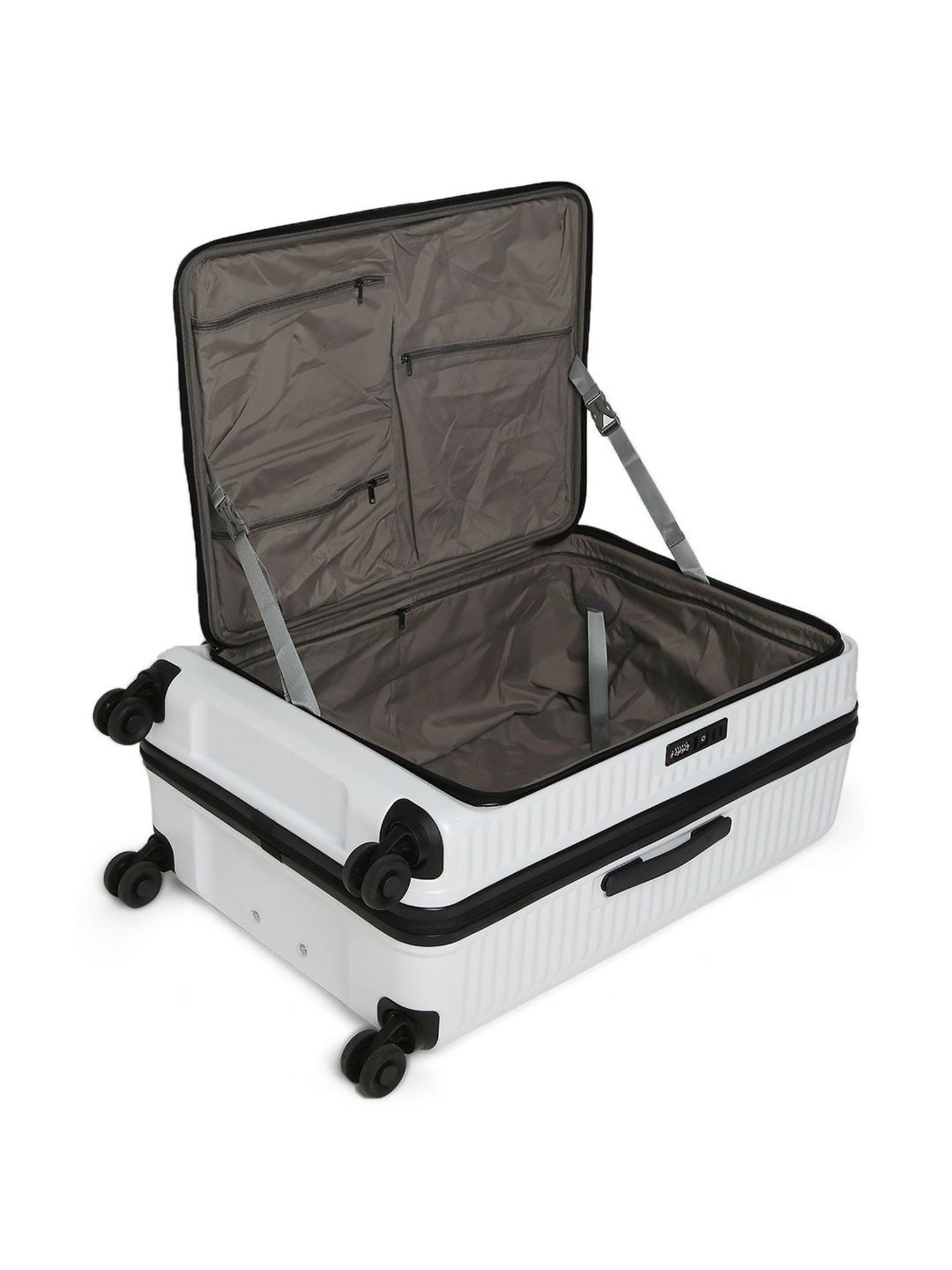 Perquisite Y2K Luxe Range White Hard 28" Large Luggage