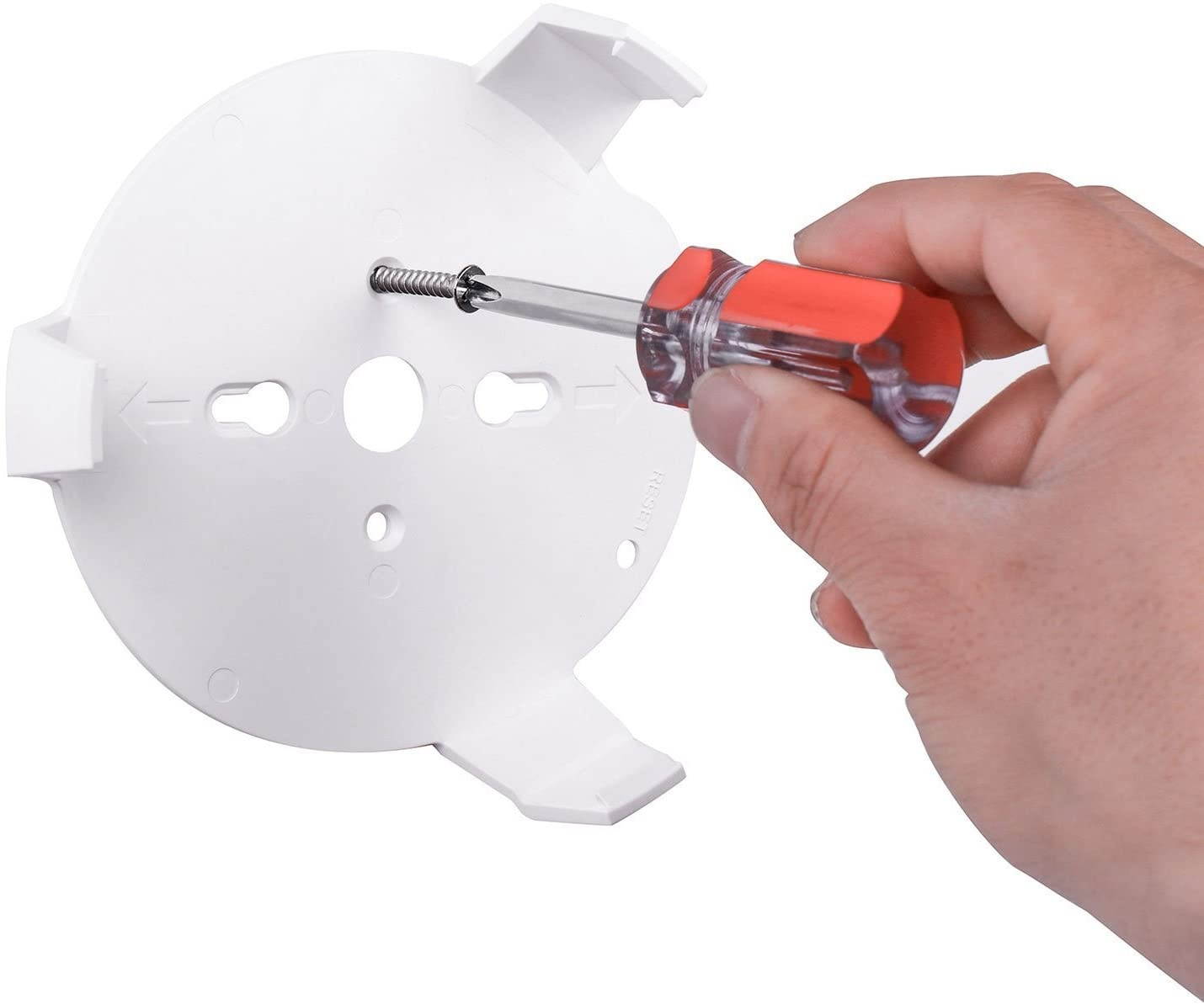 TP-Link Deco M5/P7 Wall MountBECEMURU Wall Mount and Ceiling Mount Bracket with Screwdriver for TP-Link Deco M5/P7 Home Mesh WiFi SystemSimple Design Easy Installation (1 Pack)