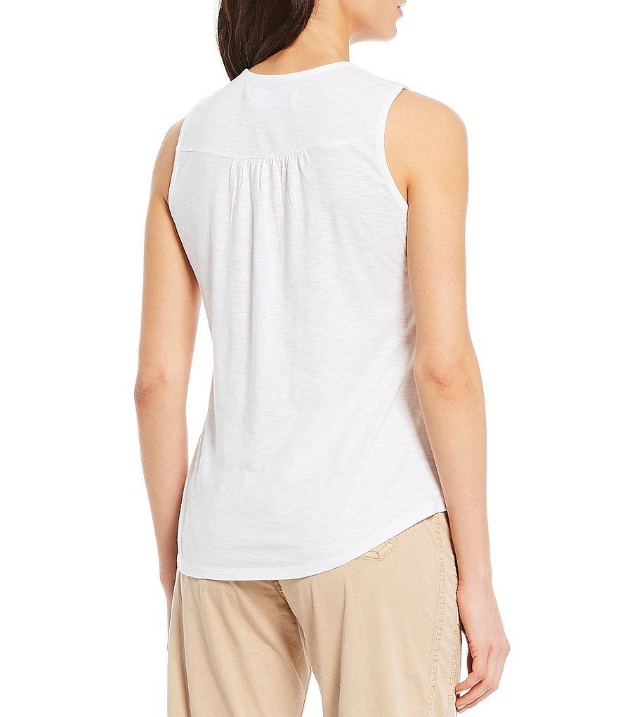 Aventura Cheri Slub Jersey Poplin Organic Cotton Blend Tank