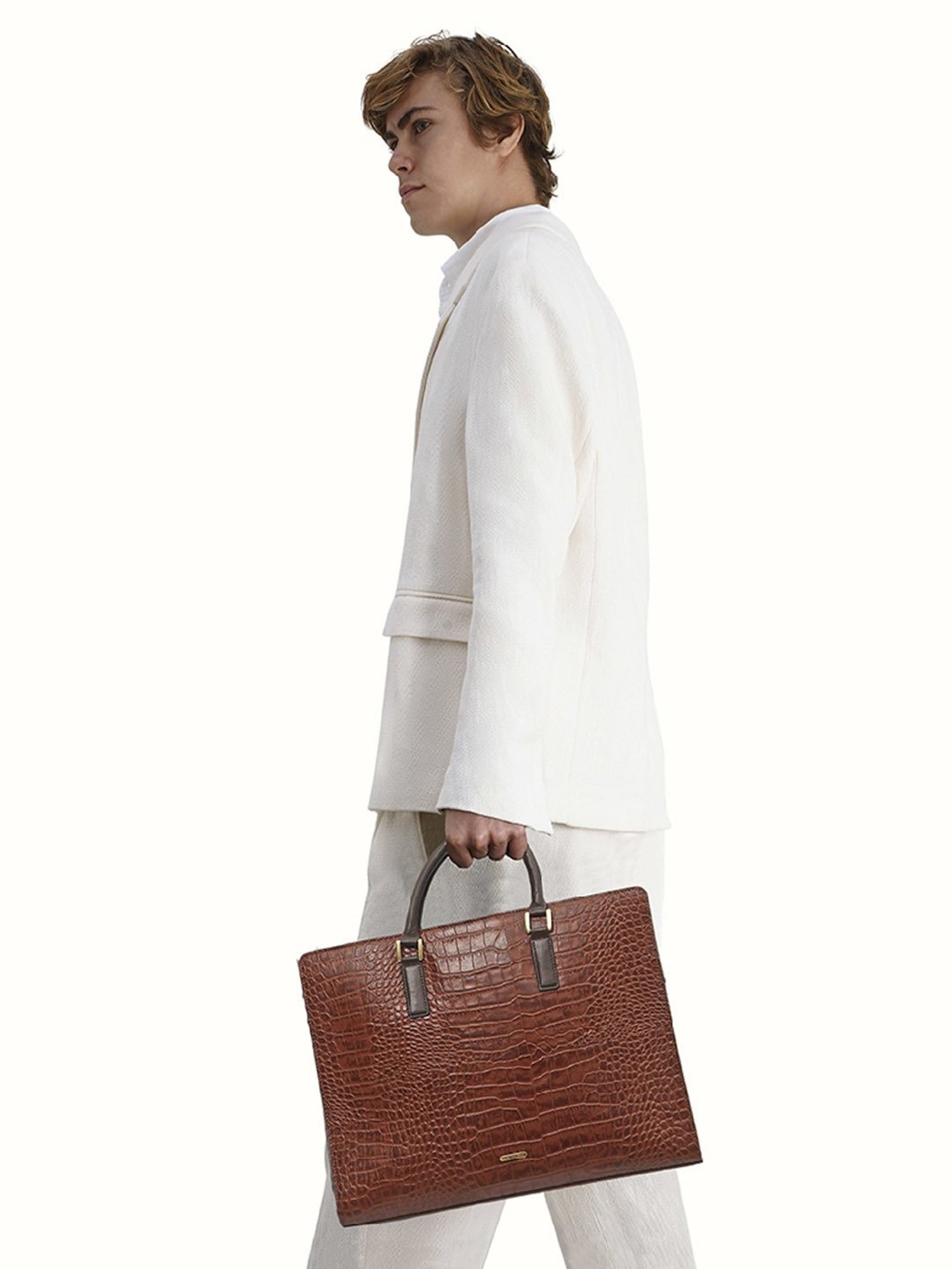 Priority Black Synthetic Large Messenger Bag