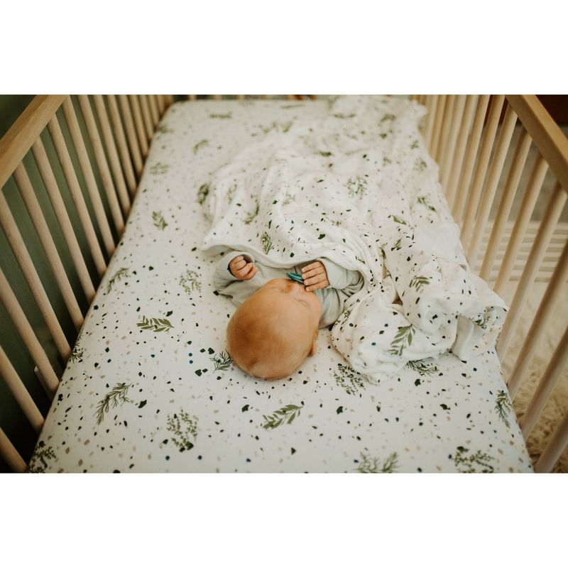 Goumi Botanical Garden Organic Crib Bedding Set - 3pc