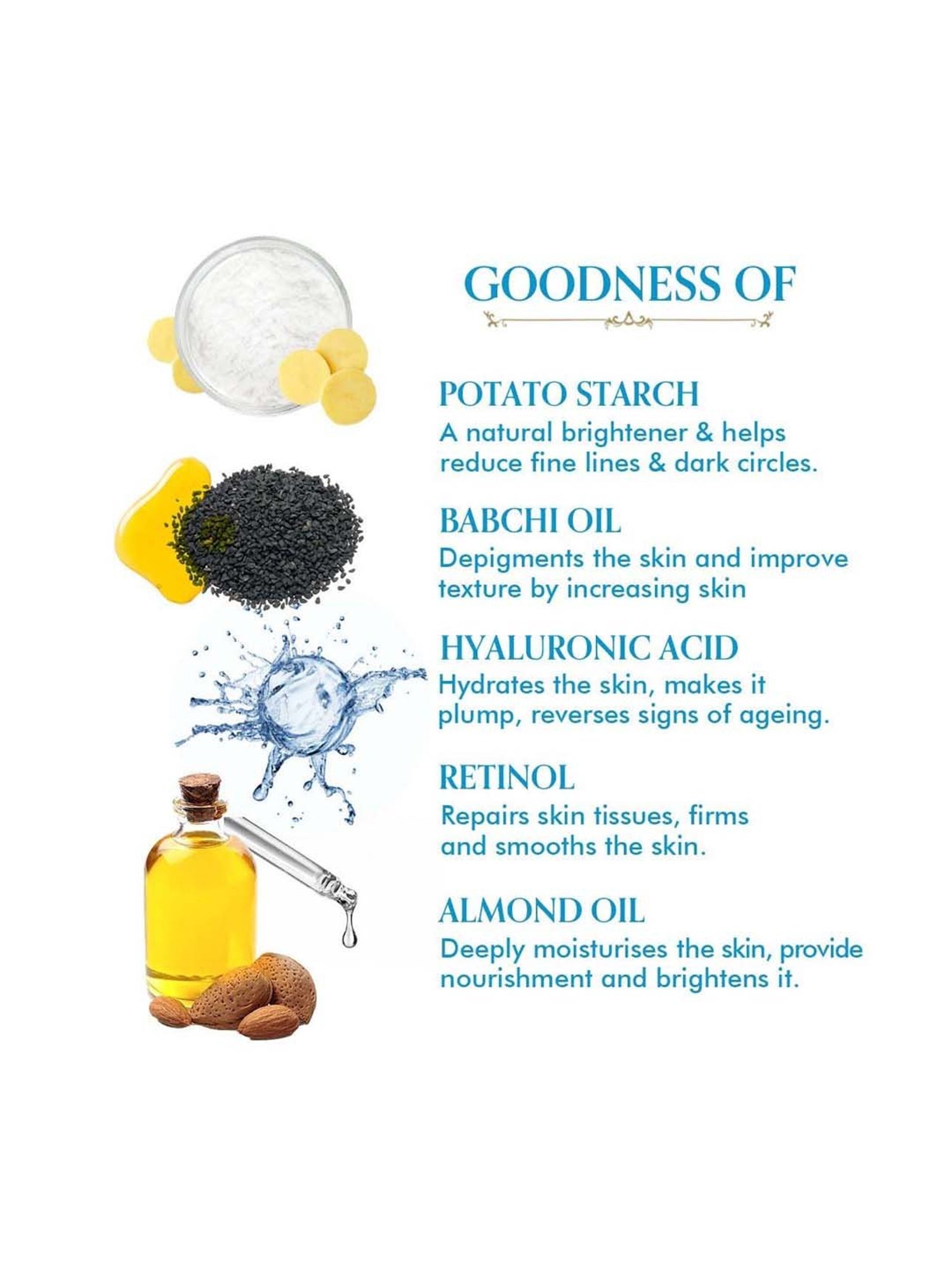 TAC - The Ayurveda Co. Collagen Boosting Under Eye Gel Creme - 30 gm