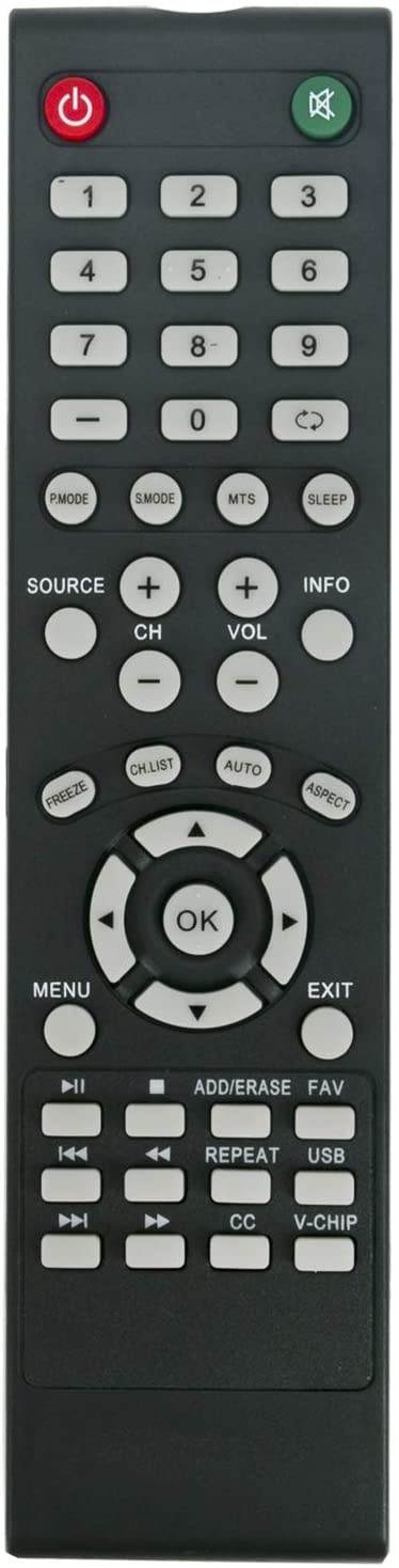 New JX8036A Remote Control Compatible with Element HD LED TV ELCFW328 ELCFW329 ELEFS191 ELEFS241 ELEFS321 ELEFT195 ELEFT281 ELEFT326 ELEFW195 ELEFW401A ELEFW5016 ELEFW504A ELEFW605 (845-047-03B06)