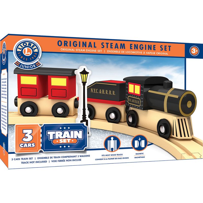 Lionel - Original Steam Engine Wood Toy Train Set