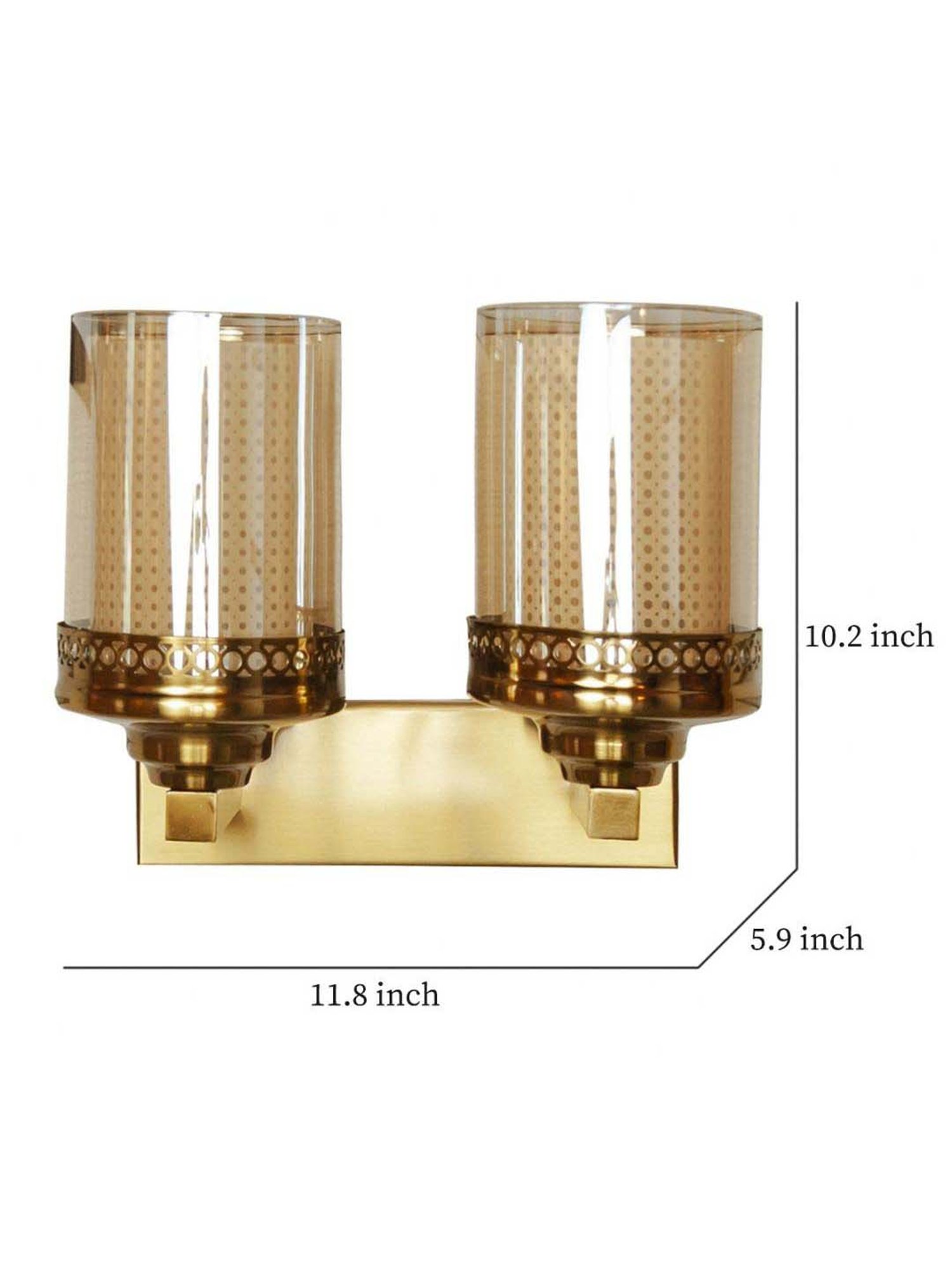 Kapoor E Illuminations Golden Luz Wall Light