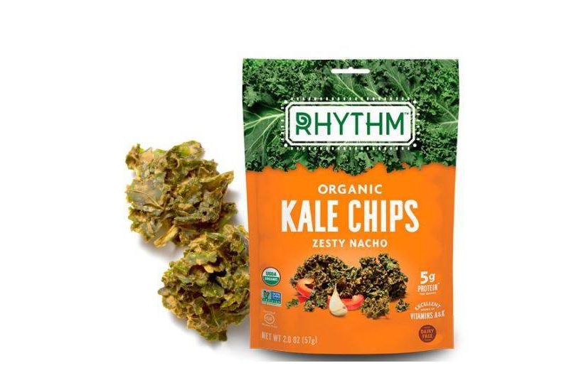Rhythm Organic Vegan Superfoods Zesty Nacho Kale Chips - 2oz