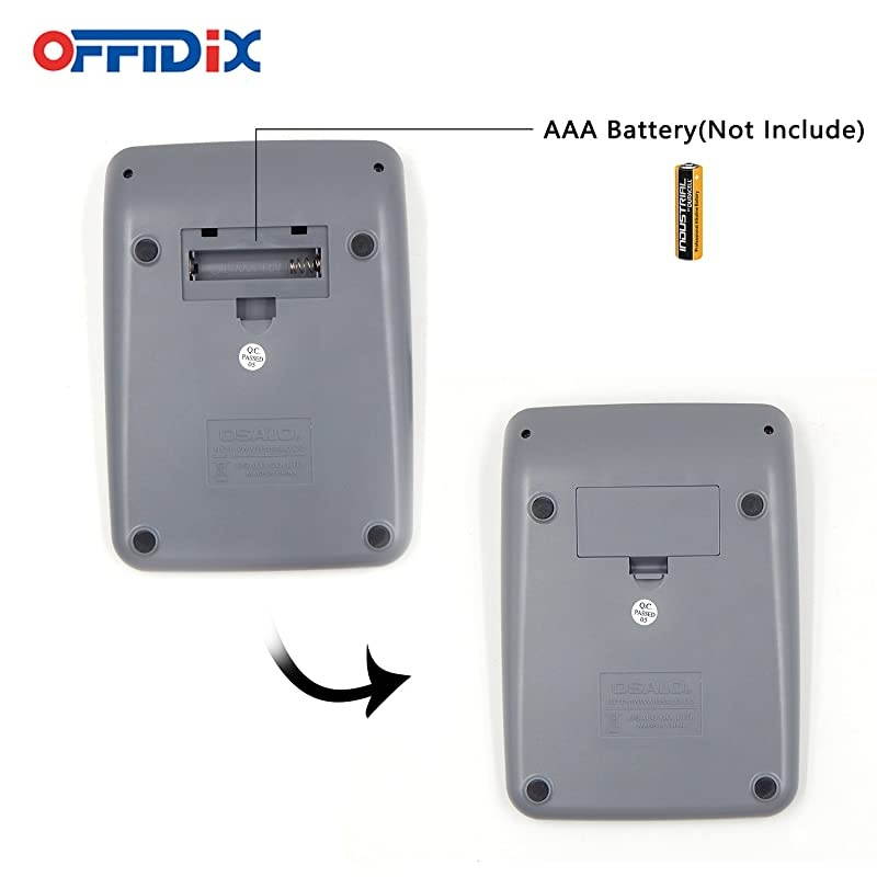 Office Calculators Desktop Calculator,Basic Calculators, Solar Battery Dual Power Electronic Calculator Portable 12 Digit Large LCD Display Calculator Large Calculator