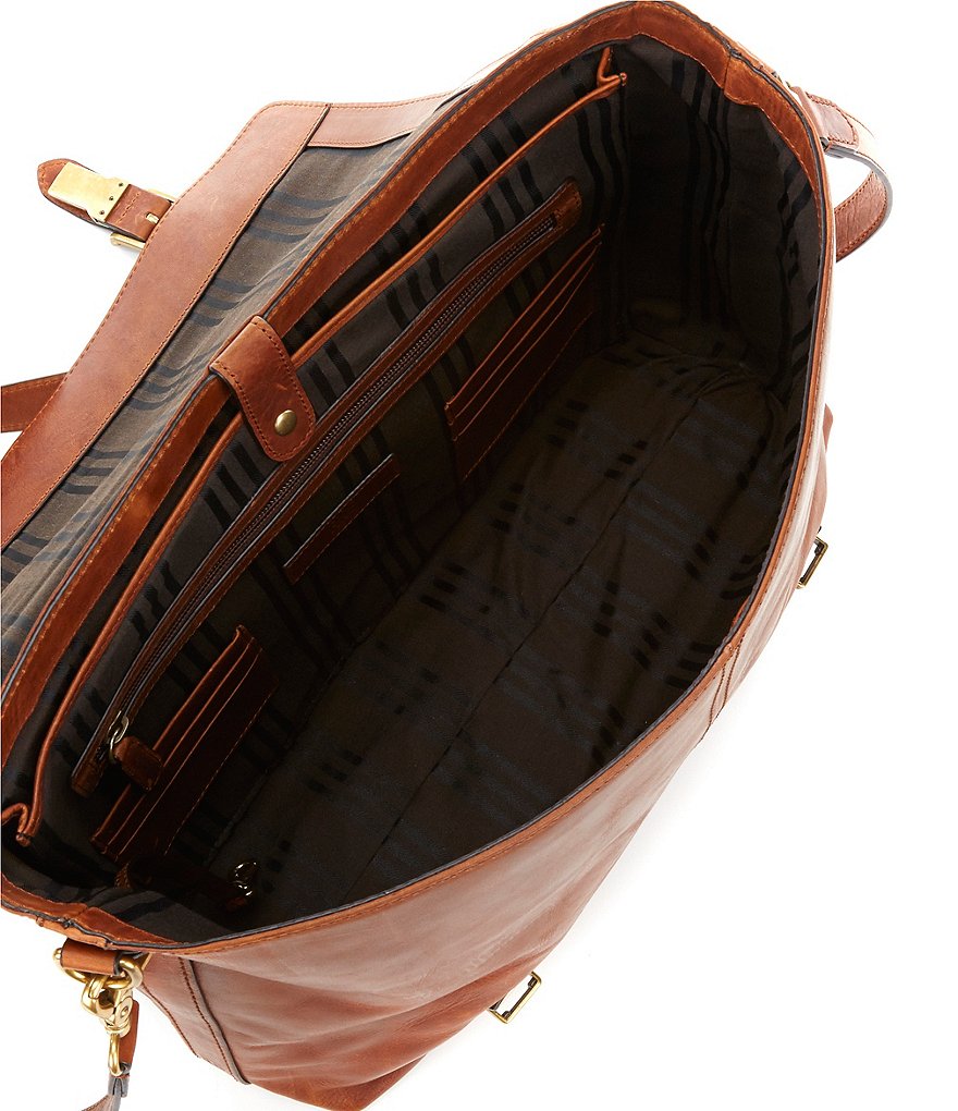 Frye Logan Top Handle Leather Briefcase