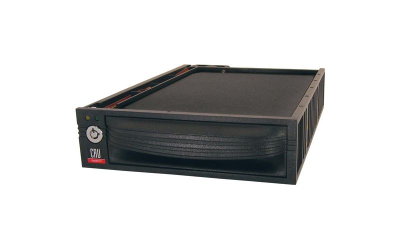 CRU DataPort 30 Removable Drive Enclosure - 1 x 3.5" - 1/3H Internal - Black