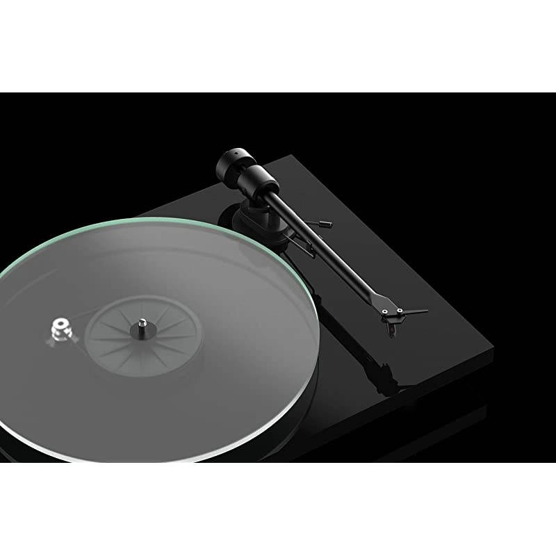 T1 BT Turntable with Built-in Preamp and Wireless Audio Transmitter (Piano Black)