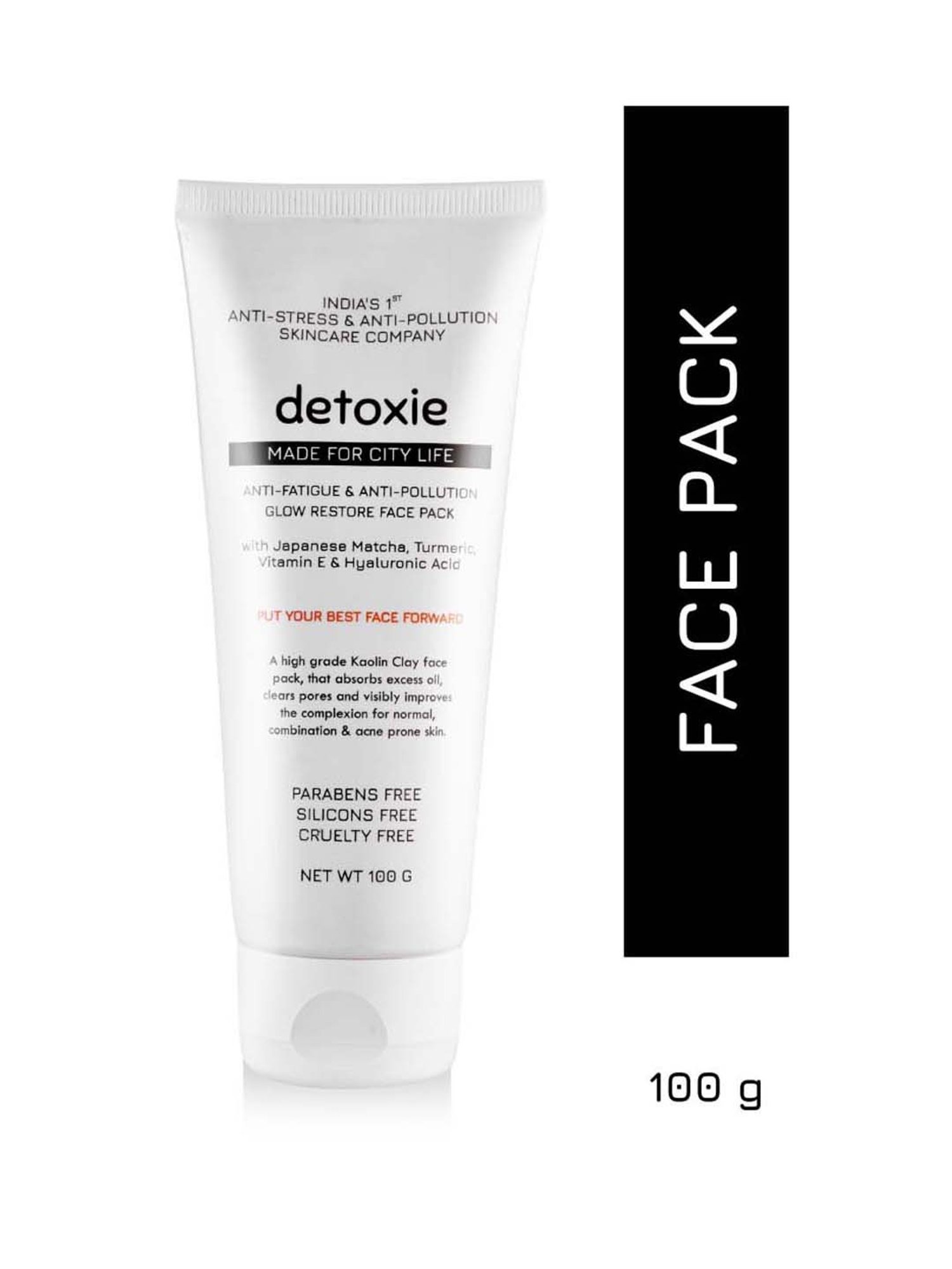 Detoxie Anti-Fatigue & Anti-Pollution Glow Restore Face Pack - 100 gm
