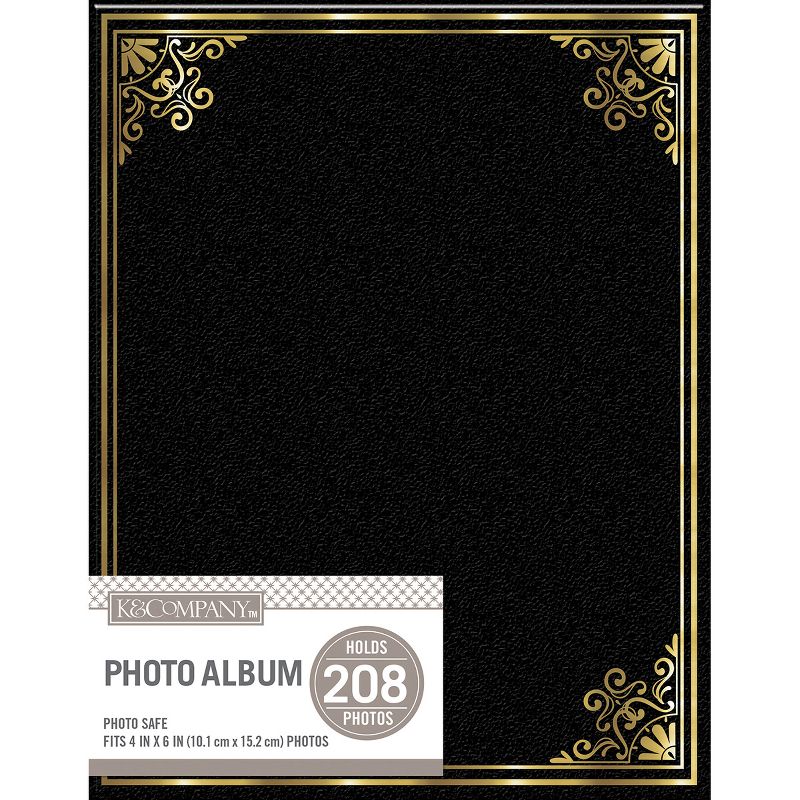 K&Company 2 Up Basic Photo Album 9"X7"-Black