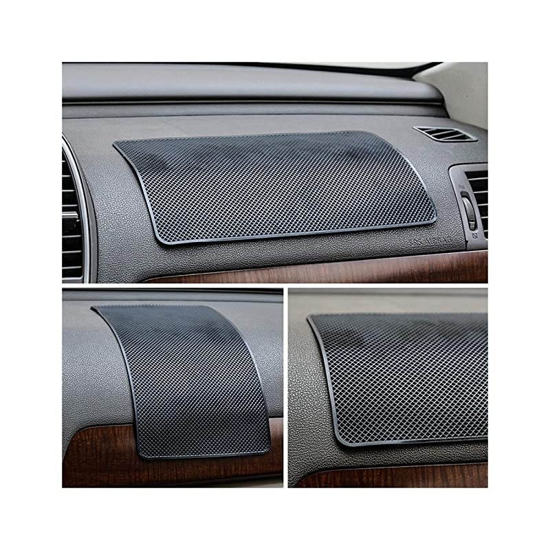 Car Dashboard Mat 10.5x5.9 Inches Extra Large Non-Slip Sticky Pad Anti Slip Mat Adhesive Mat for Phones, Glasses, Keys