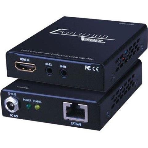 Vanco EVEX2006 Evolution Ultra Slim HDMI Single Cat5e/6 Cable Extender with PoE