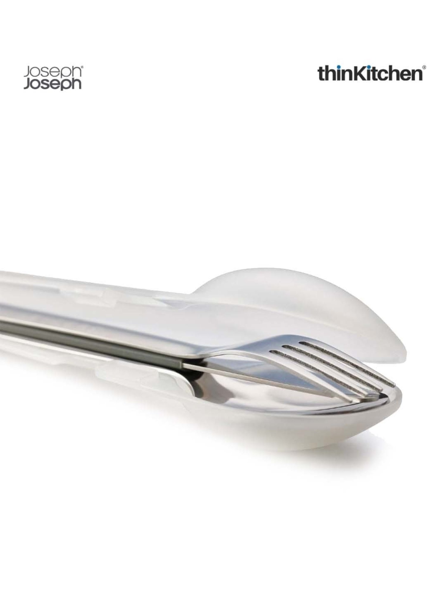 Joseph Joseph Silver Stainless Steel GoEat Cutlery - Set of 3