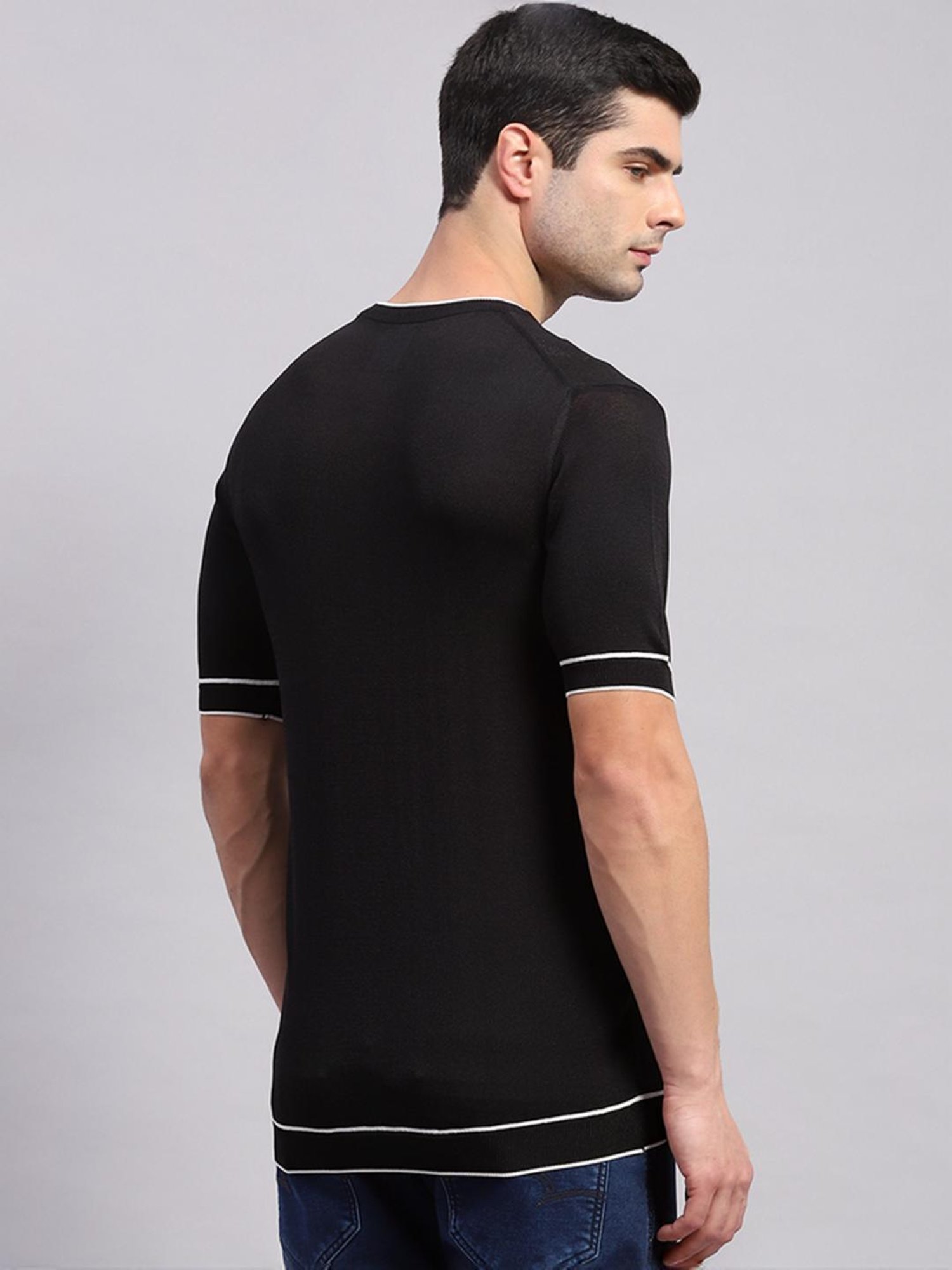 Monte Carlo Black Regular Fit T-Shirt