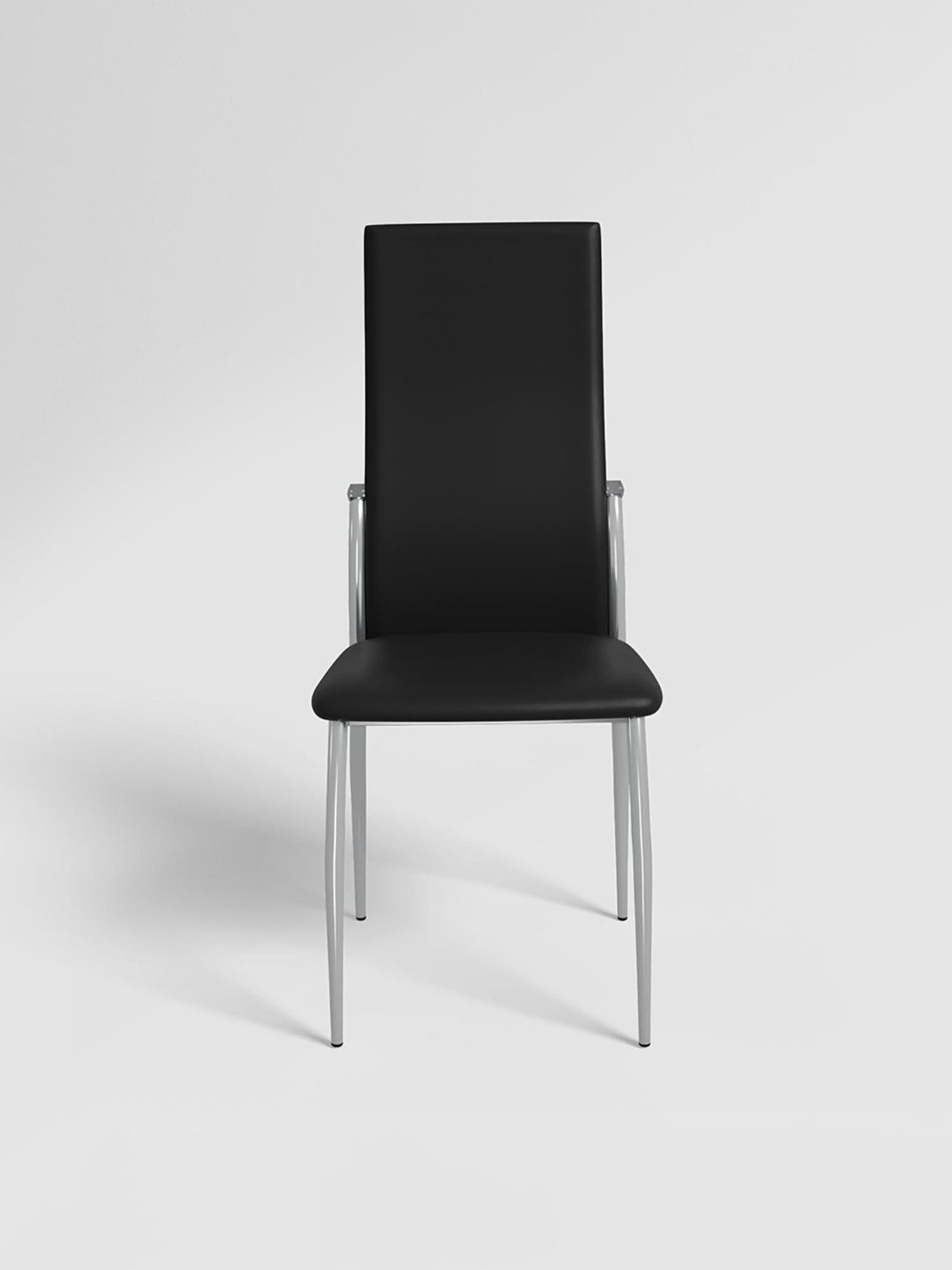 Godrej Interio Tia Black Mild Steel Dining Chair (Set of 2)