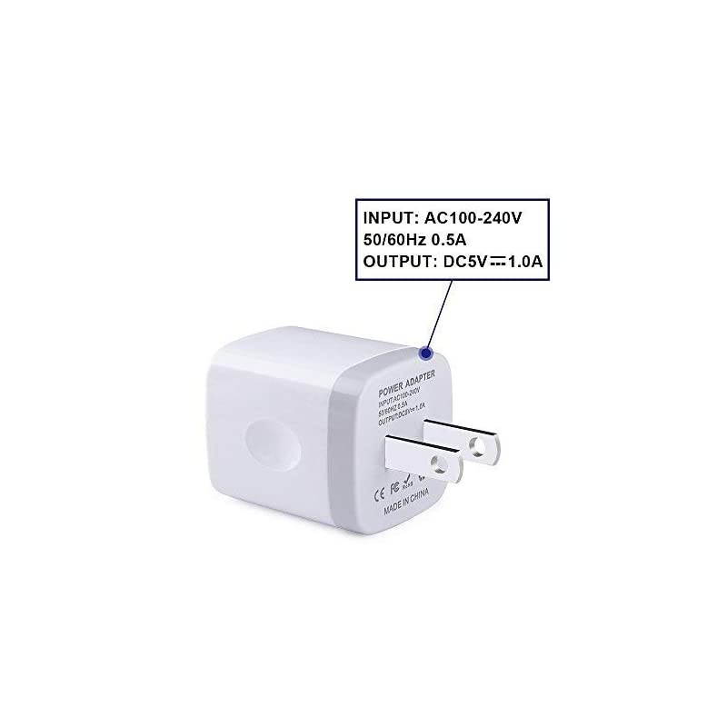 Charger Fast Charging,4Pack 2.1A Charger Box 2 Port Travle Cube Charger Brick Fast Adapter Compatible with iPhone 12/12 Mini/11 Pro Max/Xs Max/SE/8/7/6 Plus,Samasung Galaxy S21 S20 Ultra, LG,Moto