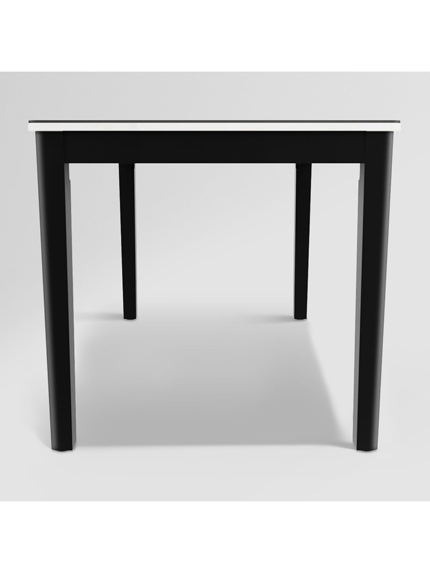 Godrej Interio Wonder Brown Metal 6 Seater Rectangular Dining Table