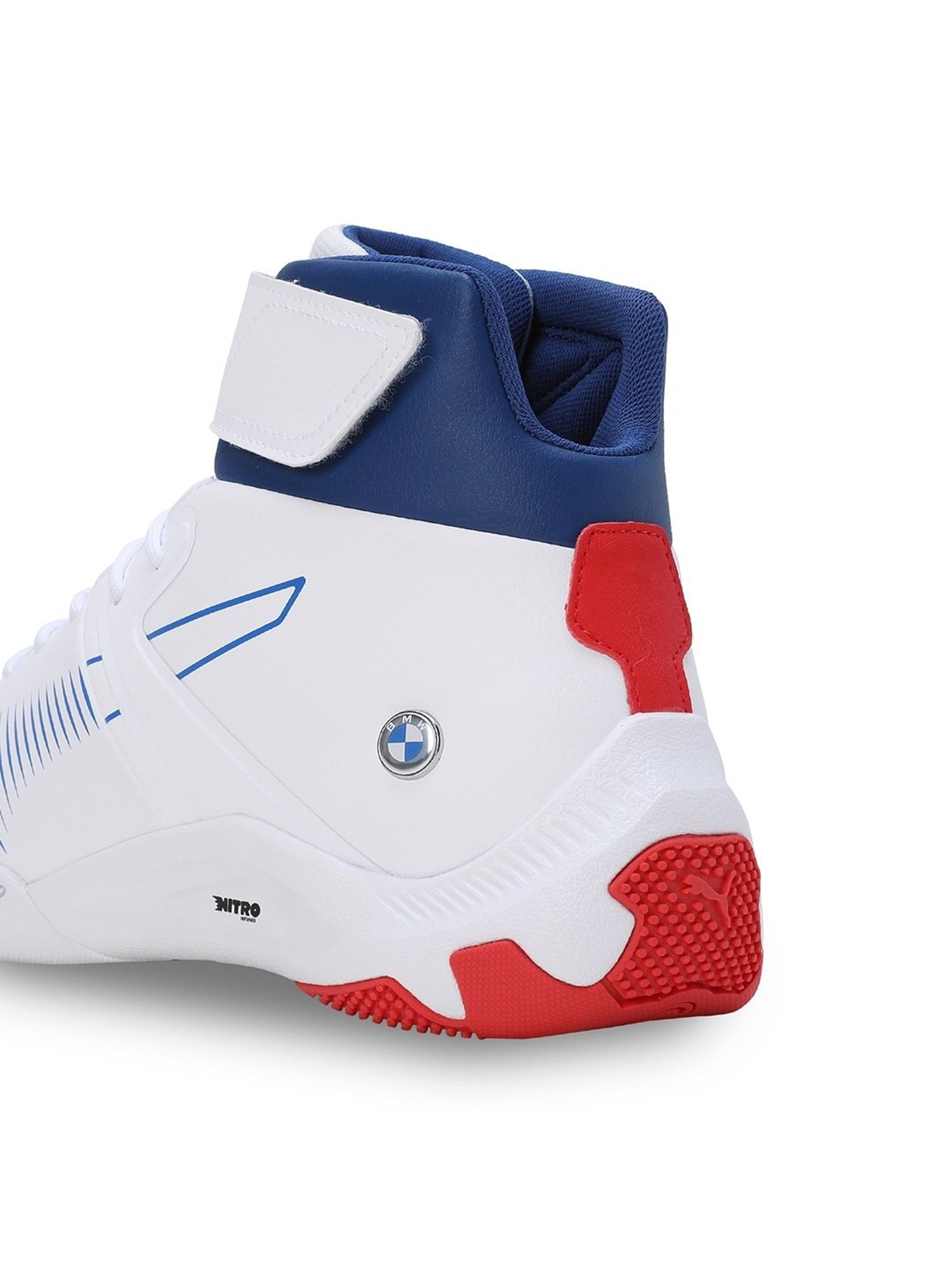 Puma Men's BMW M Motorsport A3rokart White Ankle High Sneakers