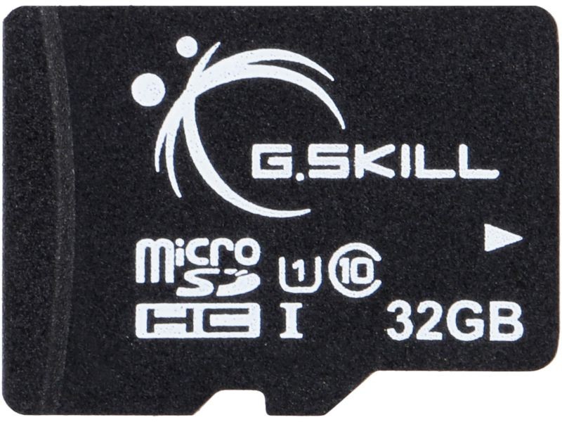 G.Skill 64GB microSDXC UHS-I/U1 Class 10 Memory Card with Adapter (FF-TSDXC64GA-U1)