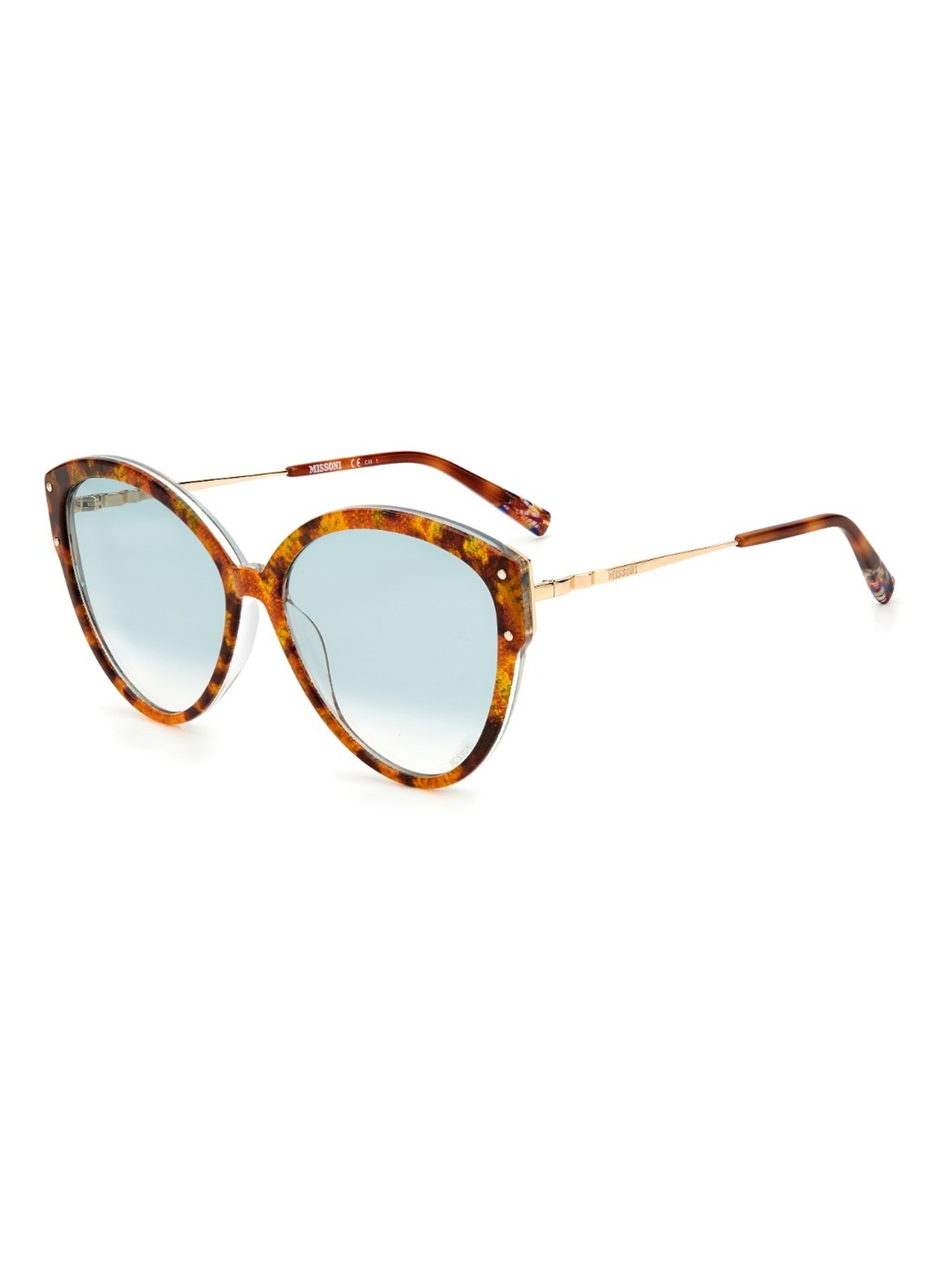Missoni Green Cat Eye Sunglasses for Women