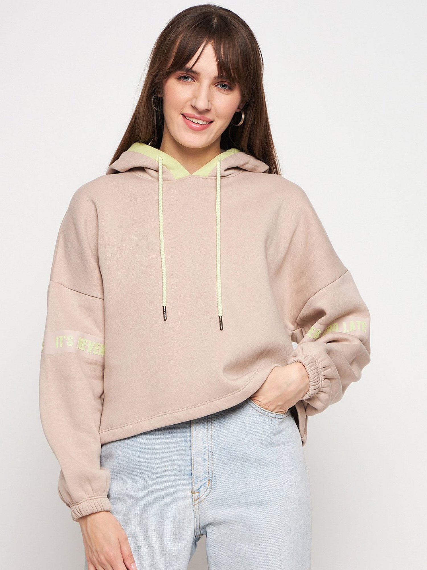 KENDALL + KYLIE Multicolored Printed Hoodie