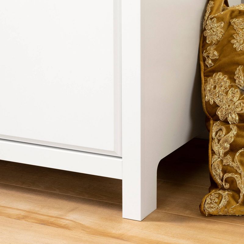 Cotton Candy Changing Table with Station - Pure White - South Shore