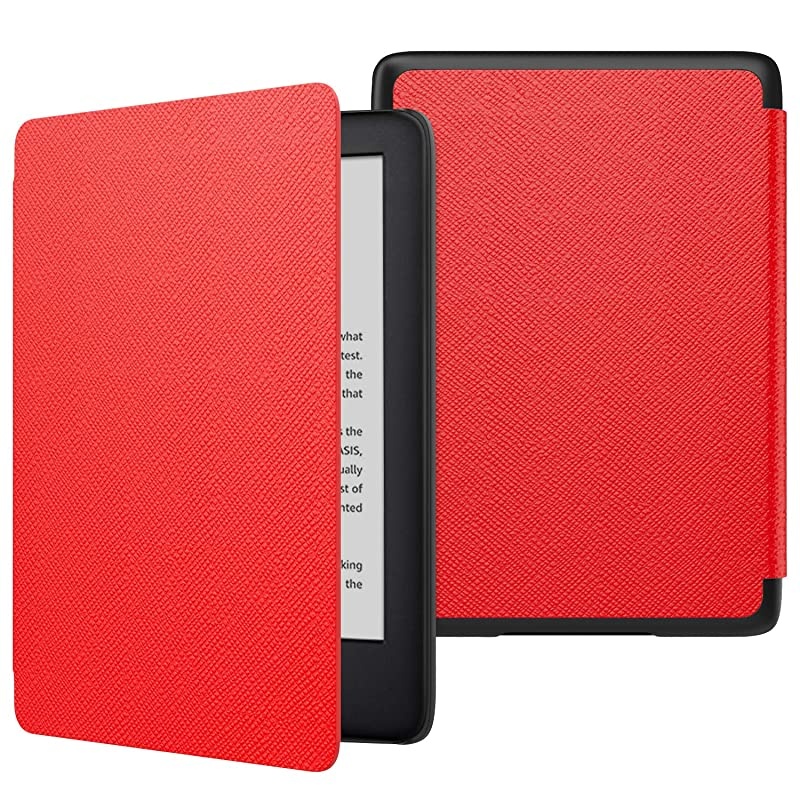 Case Fits All-New Kindle (10th Generation - 2019 Release Only), Thinnest Protective Shell Cover with Auto Wake/Sleep, Will Not Fit Kindle Paperwhite 10th Generation 2018 - Red
