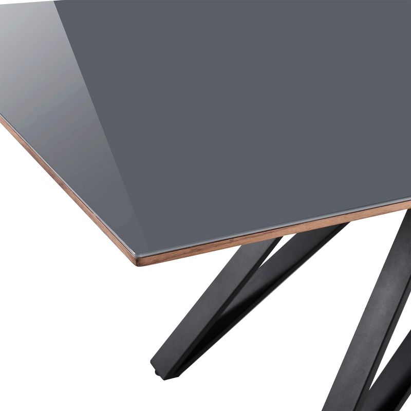 Seldovia Mid Century Dining Table Matte Black - Modern Home