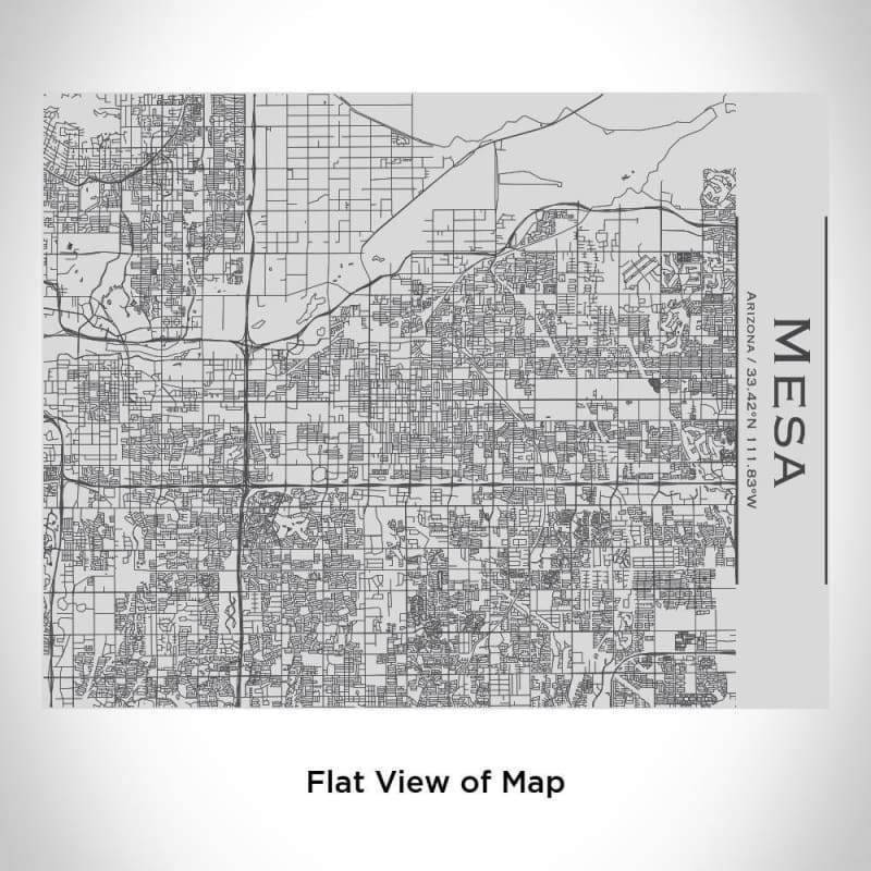 Mesa - Arizona Map Bottle with Bamboo Top