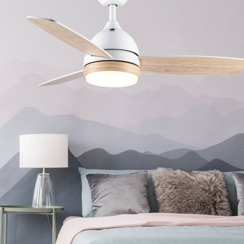 42" LED 3-Blade Braxton Integrated Ceiling Fan - River of Goods