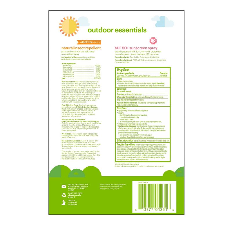 Babyganics Sun & Bug Duo Set