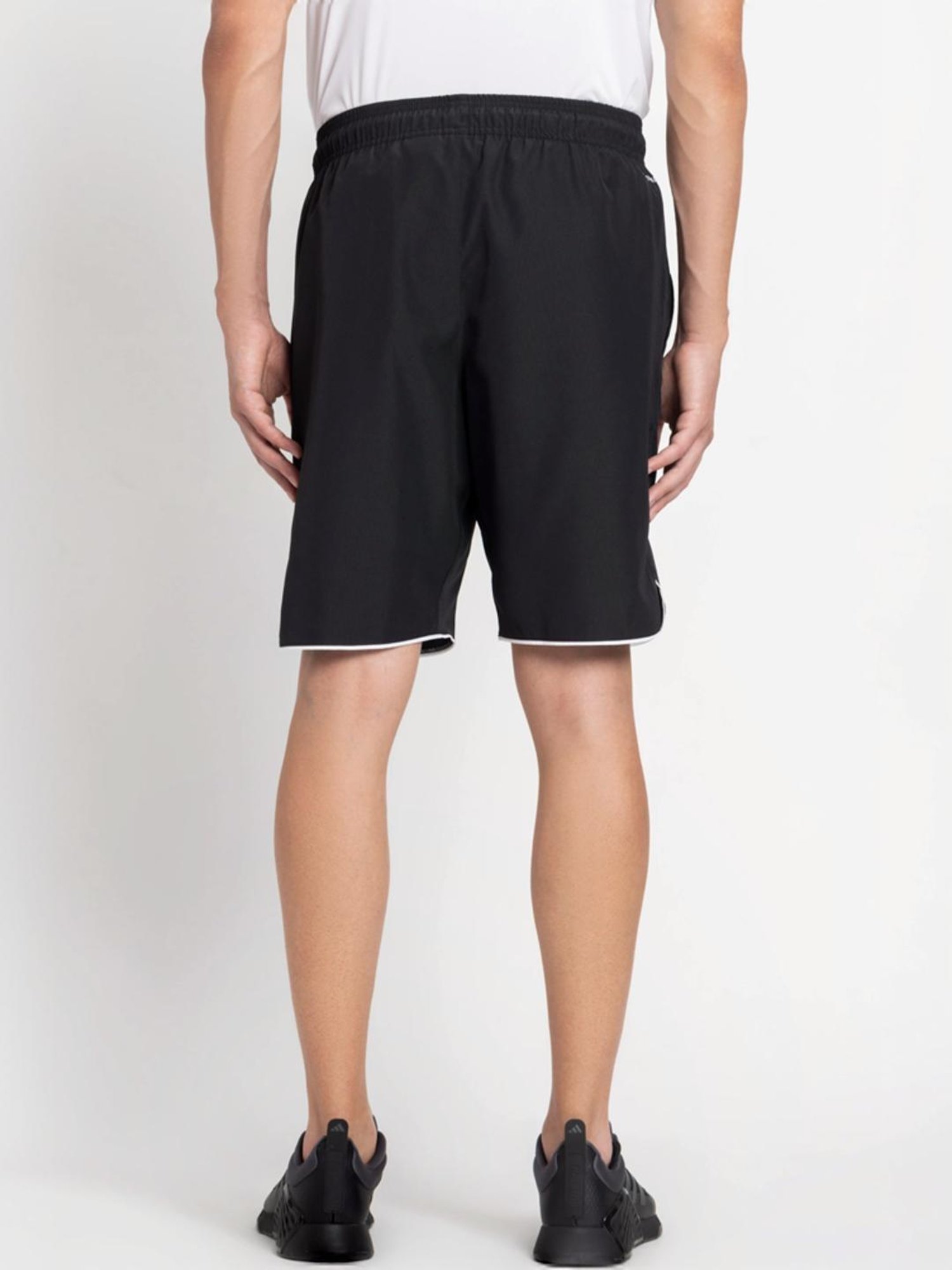 Adidas Black Regular Fit Sports Shorts