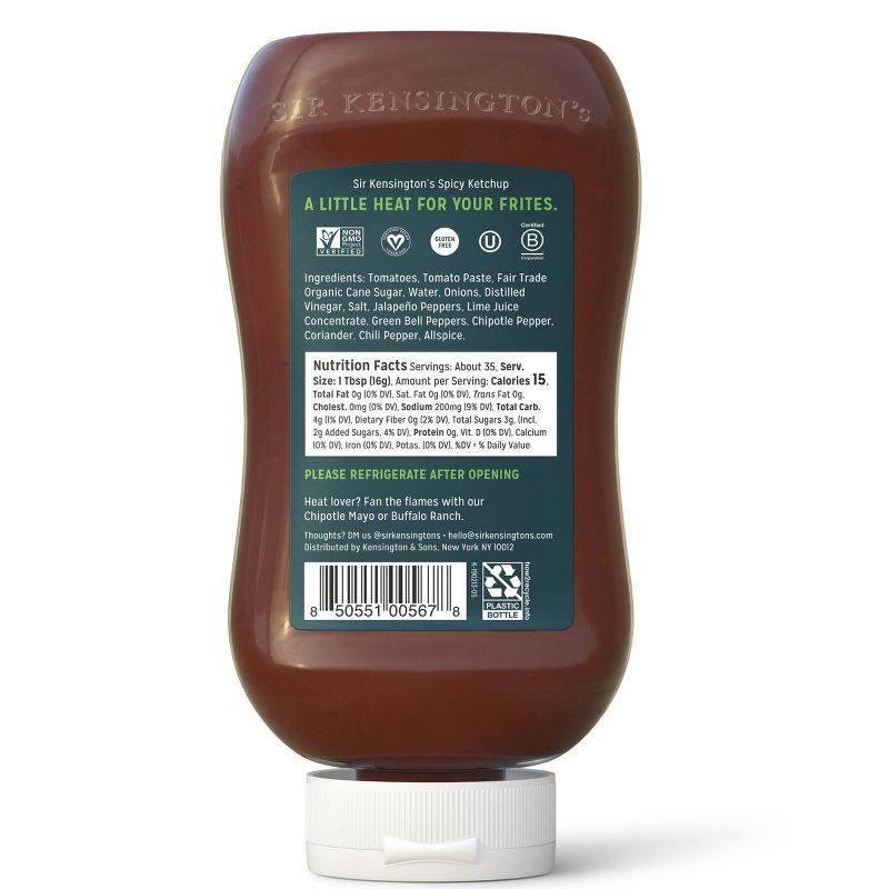 Sir Kensington's Spicy Ketchup - 20oz