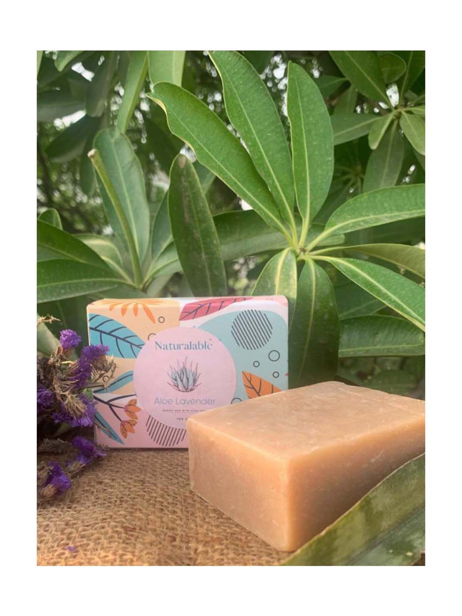 Naturalable Aloe Lavender Soap - 100 gm