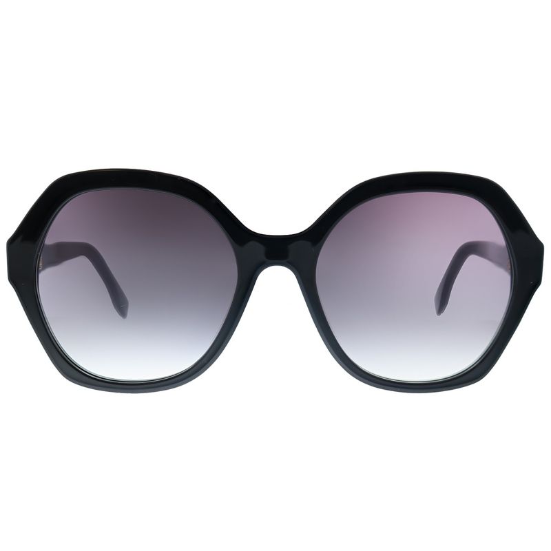 Fendi Fun Fair FF 0270 807 Womens Round Sunglasses Black 56mm