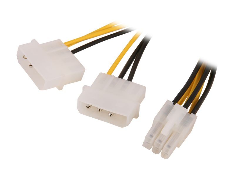 StarTech.com PCIEX68ADAP 6.1 in. PCI Express 6 pin to 8 pin Power Adapter Cable